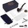 Whitluck's house of pipes Tobacco Pipe, Handmade Wood Smoking Pipe, Perfect Beginner Pipe Kit for Smoking with Ultimate Guide E-Book, Gift Set and Accessories (Sunny Yellow.