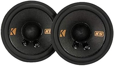 KICKER 47KSC2704 KSC Series Midrange 2 3/4 Inch 15 to 50 Watts RMS Power Factory Replacement Coaxial Car Audio Sound System Speakers (Pair.
