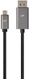 Monoprice Bidirectional USB Type-C to DisplayPort 1. 4 Cable - 4K@60Hz, Easy Plug and Play, Nylon-Braided Jacket, 6 Feet, Black.