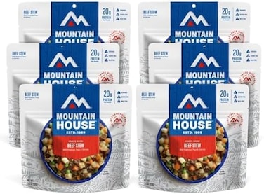 Mountain House Beef StewFreeze Dried BackpackingCamping FoodSurvivalEmergency FoodGluten-Free.