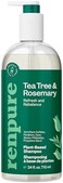 RENPURE Plant Based Tea Tree and Rosemary Refresh and Rebalance Shampoo - Soothes Dry Scalp - Delivers Moisture and Shine - Rids Hair of Grime - Dye Free - Recyclable, Pump Bottle Design - 24 fl oz.