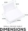 BRAINWAVZ Drill Free Wall Mount Shelf for Security Cameras, Baby Monitors, SpeakersMore, Universal Holder, Strong Adheasive, Easy to Install, No Mess, Screwless (White.