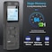 EVIDA 128GB Digital Voice Recorder Sound Recorder for Lectures Meetings - 9296 Hours Voice Activated Recording Device Audio Recorder with Playback,Password.