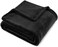 PAVILIA Fleece Blanket Throw Twin SizeSuper Soft, Plush, Luxury Flannel ThrowLightweight Microfiber Blanket for Sofa Couch Bed (Black, 60x80 inches.