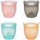 Zip Top Reusable 100% Silicone BabyKid Snack Containers- The only containers That Stand up, Stay Open and Zip Shut. No Lids. Made in The USA - Full Set of 4.