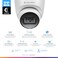 Amcrest 2-Pack 5MP UltraHD Outdoor Security IP Turret PoE Camera with Mic/Audio, 5-Megapixel, 98ft NightVision, 2. 8mm Lens, IP67 Weatherproof, MicroSD Recording (256GB, 2PACK-IP5M-T1179EW-28MM White.