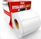 MESS Dissolvable Food Labels Blank White - Dissolves in Water Like Magic in 25 Seconds - Essential Canning Supplies, Kitchen Freezer Labels, Meal Prep, and More (500 Per Roll1x2".