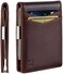 SERMAN BRANDS Money Clip Wallet - Mens Wallets slim Front Pocket RFID Blocking Card Holder Minimalist Mini Bifold.