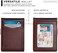 SERMAN BRANDS Money Clip Wallet - Mens Wallets slim Front Pocket RFID Blocking Card Holder Minimalist Mini Bifold.