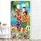 Blulu Hawaiian Aloha Party Decorations Luau Couple Photo Prop, Giant Fabric Hawaiian Luau Photo Booth Background, Funny Luau Couple Photo Door Banner for Luau Party or Beach Party Supplies Favors, 6 x