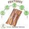 Nature Gnaws Extra Large Bully Sticks for Dogs - Premium Natural Beef Dental Bones - Thick Long Lasting Dog Chew Treats for Aggressive Chewers - Rawhide Free.