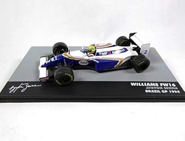 OPO 10 - Ayrton Senna Williams Model Car Compatible with Renault FW162 - Brasilien GP Formula 1-1994 1:43 Altaya (715.
