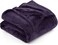 Utopia Bedding Fleece Blanket King Size Purple 300GSM Luxury Bed Blanket Anti-Static Fuzzy Soft Blanket Microfiber (90x102 Inches.