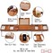 XcE Bathtub Caddy Tray (Brown- Bamboo Wood Bath Tray and Bath Caddy for a Home Spa Experience.