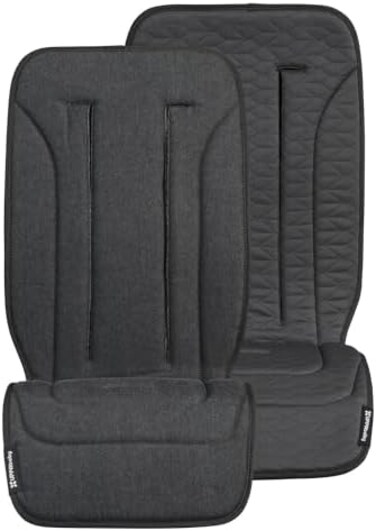 UPPAbaby Reversible Seat Liner/Water-Resistant and Comfortable/Easy Stroller Attachment/Reed (Charcoal Denim/Cozy Knit.