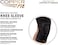 Copper Fit ICE Knee Compression Sleeve Infused with Menthol.