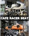 DKMOTORK 0391 Motorcycle Hump Cafe Racer Seat Universal All Black.