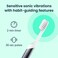 Quip Adult Electric Toothbrush - Sonic Toothbrush with Travel CoverMirror Mount, Soft Bristles, Timer, and Metal Handle - Slate.