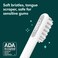 Quip Adult Electric Toothbrush - Sonic Toothbrush with Travel CoverMirror Mount, Soft Bristles, Timer, and Metal Handle - Slate.