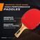 PRO SPIN PRO-SPIN Ping Pong Rackets - High Performance SetPremium Ping Pong Racket, 3 Star Ping Pong Balls, CaseTable Tennis Kit for 2 or 4.