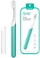 Quip Sonic Toothbrush for Adults - Timed Electric Toothbrush with Cover - Replaceable Brush Head, Soft Bristles, Plastic Handle, 3 Month Battery Life - Travel Toothbrush - Green.