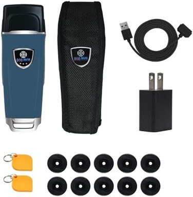 JWMGKJ JWM 125KHz RFID Guard Patrol Tour Security Management System, Inductive Gear Patrol Checkpoint Wand Reader with Free Cloud Software, Professional Guard Monitoring Attendance System, -40℃~85℃.