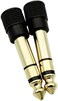 Chadou Audio Adapter 6. 35mm (1/4 inchMale to 3. 5mm (1/8 inchFemale Stereo Headphone Connector Gold Plated, 2 Pack.