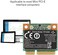 Tangxi PUSOKEI Wireless Network Card, RT3290 Mini PCI-E Port WiFi Wireless Network Card, 150Mbps High Speed PCI-E Bluetooth Network Card.