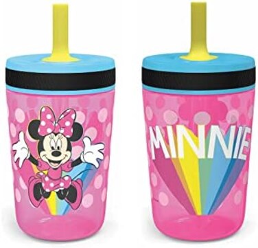 Zak Designs Disney Minnie Mouse - 15oz PP KelsoTumbler2pc.