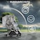 Bemece Baby Stroller Rain Cover Universal Stroller Accessory - Waterproof Windproof Travel Weather Shield ThickDurable Protect from Dust and Snow with Breathable Ventilation Mesh Clear Visibility.