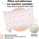 KeaBabies Toddler Pillow with Pillowcase - My Little Dreamy Pillow - Organic Cotton Toddler Pillows for Sleeping, Kids Pillow, Travel Pillows for Sleeping, Mini Pillow, Toddler Bed Pillows (Flutter.