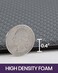 DEXI Kitchen Rug Anti Fatigue,Non Skid Cushioned Comfort Standing Kitchen Mat Waterproof and Oil Proof Floor Runner Mat, Easy to Clean, 17"x59", Grey.