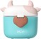 NCVI Baby Formula Dispenser On The Go, Formula Container to Go, Formula Holder for Travel, Outdoor Picnic with Baby Infant, Portable Container for Milk Powder, Snacks, Candy, Fruits (Green.