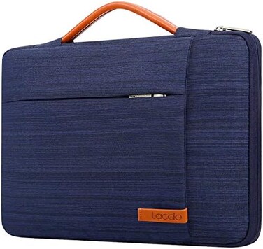 Lacdo 360 Protective 14" Laptop Sleeve Computer Case Portable Bag for HP EliteBook 840、Pavilion X360 / Lenovo IdeaPad、ThinkPad/ASUS ZenBook、VivoBook/Dell Inspiron、Latitude/Acer Notebook, Blue.