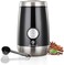 DR MILLS DM-7445 Coffee Grinder, Electric Coffee Bean and Dried Spice Grinder, One Touch Operation, Blade and cup made with SUS304 stainless steel.