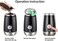 DR MILLS DM-7445 Coffee Grinder, Electric Coffee Bean and Dried Spice Grinder, One Touch Operation, Blade and cup made with SUS304 stainless steel.