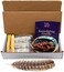 Purple Canyon Smudge Kit (Beginner's Gift Set- 3 White Sage Smudge Sticks, 2 Palo Santo, Abalone Shell, Smudge Feather w/StandSmudging Guide for Home CleansingHealing Meditation Rituals.