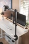 VIVO Universal VESA Adapter Bracket Kit for DSLR Cameras/Camcorders, 1/4 inch Mount, Photo and Video Shooting, Attaches to Monitor Stands for Overhead Placement, 75x75mm and 100x100mm, MOUNT-V00CAM.