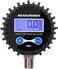 MEASUREMAN 2-1/2" Dial Size Digital Air Pressure Gauge with 1/4'' NPT Bottom Connector and Protective Boot, 0-60psi, Accuracy 1%, Battery Powered, with LED Light.
