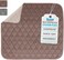SURES Chair Incontinence Pad - Absorbent Seat Cover - Waterproof Protector for Recliners, Men, Women and Pets - Reusable and Leakproof Lining for Spills, Urine and Fluids - 22 inch by 21 inch (Brown.