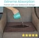 SURES Chair Incontinence Pad - Absorbent Seat Cover - Waterproof Protector for Recliners, Men, Women and Pets - Reusable and Leakproof Lining for Spills, Urine and Fluids - 22 inch by 21 inch (Brown.