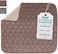 SURES Chair Incontinence Pad - Absorbent Seat Cover - Waterproof Protector for Recliners, Men, Women and Pets - Reusable and Leakproof Lining for Spills, Urine and Fluids - 22 inch by 21 inch (Brown.