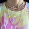 BOUTIQUELOVIN 14K Gold Plated Lock Necklace for Women Paperclip Link Chain Padlock Necklace Non-Tarnish.