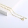 BOUTIQUELOVIN 14K Gold Plated Lock Necklace for Women Paperclip Link Chain Padlock Necklace Non-Tarnish.