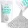 Hemway Eco Friendly Biodegradable Glitter 100g / 3. 5oz Bio Cosmetic Safe Sparkle Vegan for Face, Eyeshadow, Body, Hair, Nail and Festival Makeup, Craft - 1/40" 0. 025" 0. 6mm - Silver.