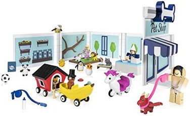 Roblox ROG0178 Celebrity Collection-Adopt Me: Pet Store Deluxe Playset [Includes Exclusive Virtual Item].