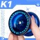 MAGICYOYO Pack of 2 Yoyos for Kids, K1 Responsive YoYos with 2 Yoyo Sacks10 Strings and 2 Yo-Yo Gloves Gift ( Dark BlueCrystal Blue.