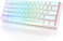 HK GAMING GK61 Mechanical Gaming Keyboard - 61 Keys Multi Color RGB Illuminated LED Backlit Wired Programmable for PC/Mac Gamer (Gateron Optical Yellow, White.