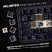 HK GAMING GK61 Mechanical Gaming Keyboard - 61 Keys Multi Color RGB Illuminated LED Backlit Wired Programmable for PC/Mac Gamer (Gateron Optical Yellow Black.