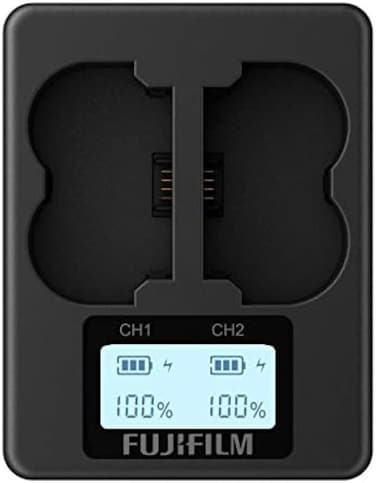 شاحن بطاريات مزدوج من فوجي فيلم BC-W235 لبطارية NP-W235.